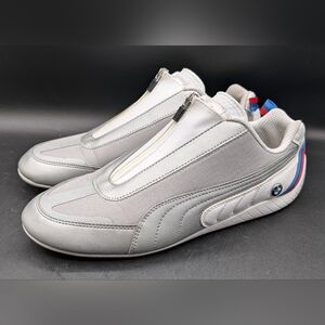 PUMA BMW Motorsport x Speedcat Silver Sneakers, US 10.5 Mens, EU 44